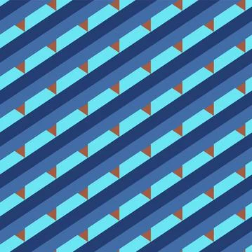 Seamless patterns with abstract ornament. Vector. Stock Illustration