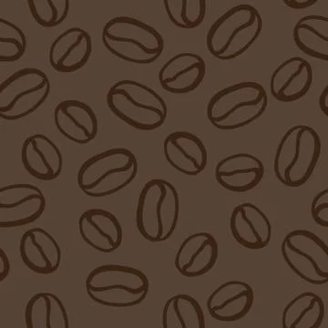 Seamless patterns and elements for coffee's design Illustrazione stock