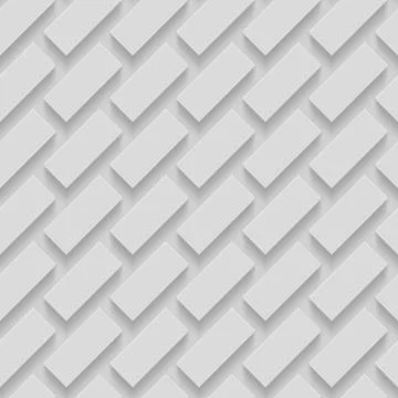 Seamless Patterns With Beveled Shapes. Abstract Grayscale Monochrome Pavetment Stock Illustration