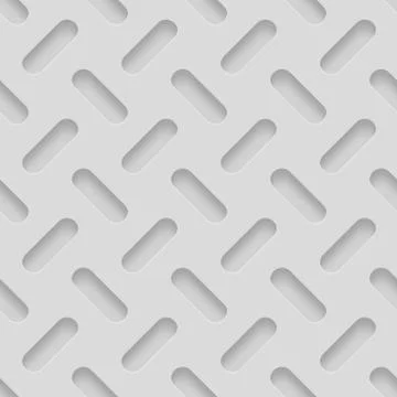 Seamless Patterns With Beveled Shapes. Abstract Grayscale Monochrome Pavetment Stock Illustration