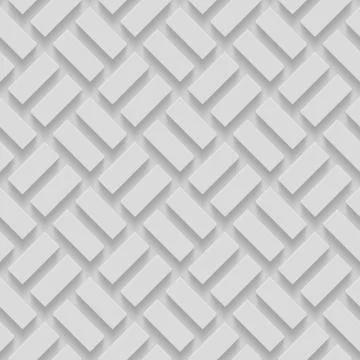 Seamless Patterns With Beveled Shapes. Abstract Grayscale Monochrome Pavetment Stock Illustration