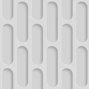 Seamless Patterns With Beveled Shapes. Abstract Grayscale Monochrome Pavetment Stock Illustration