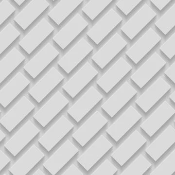 Seamless Patterns With Beveled Shapes. Abstract Grayscale Monochrome Pavetment Stock Illustration