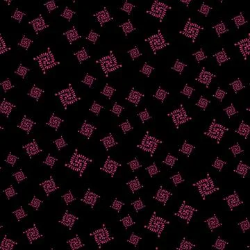 Seamless patterns on a black background Stock Illustration