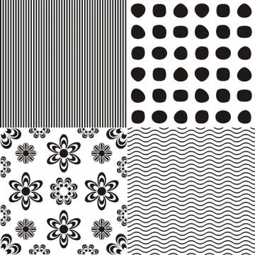 Seamless patterns Stock-Illustration