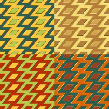 Seamless patterns Stockillustratie