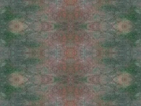 Seamless patterns in a red-green colors in ethnic style Stock Illustration
