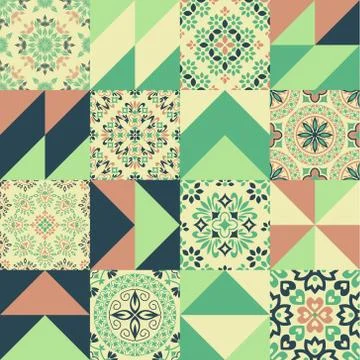 Seamless patterns set Stock Illustration