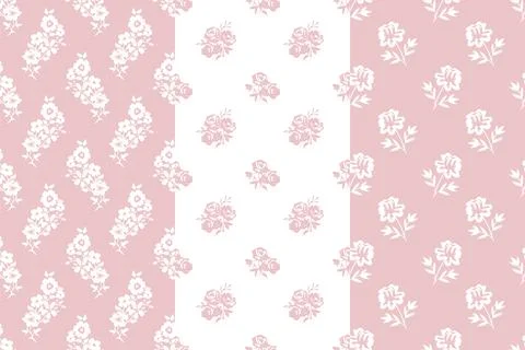 Seamless patterns set Stock Illustration