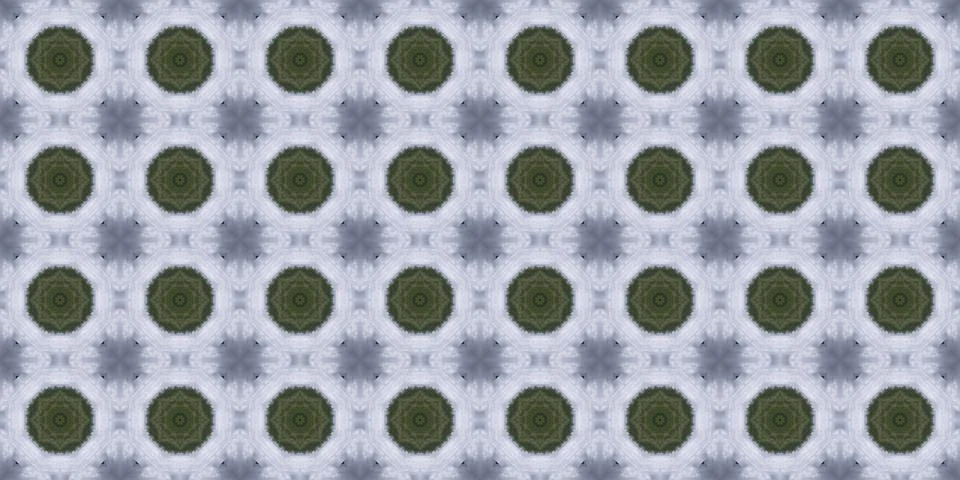 Seamless patterns. Texture of a geometric repeating pattern. Kaleidoscopic .. Illustrazione stock