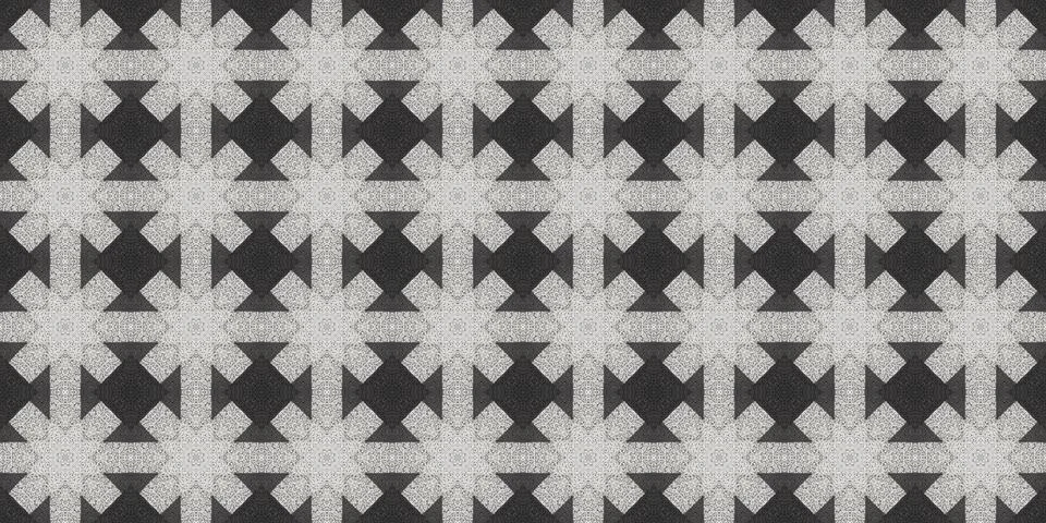 Seamless patterns. Texture of a geometric repeating pattern. Kaleidoscopic .. Illustrazione stock