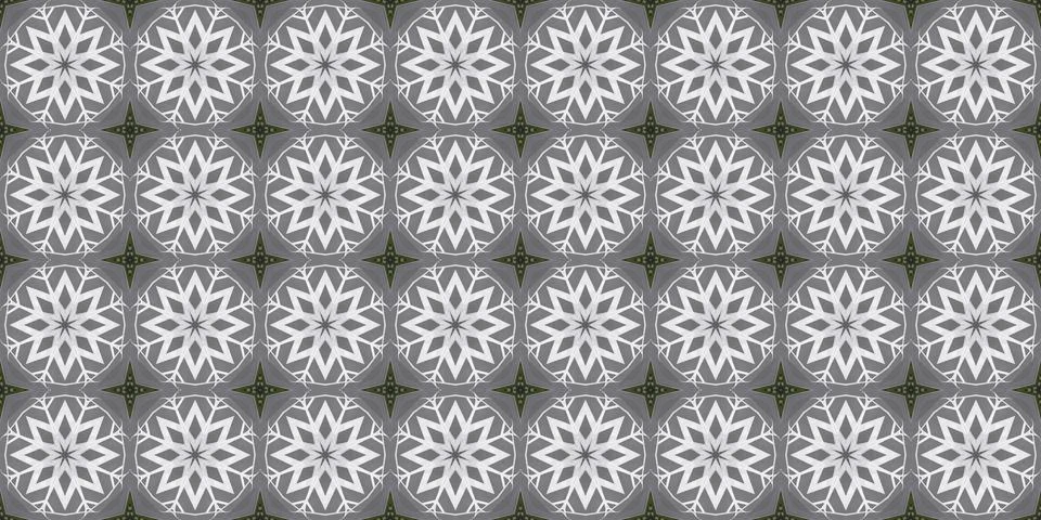 Seamless patterns. Texture of a geometric repeating pattern. Kaleidoscopic .. Stock Illustration