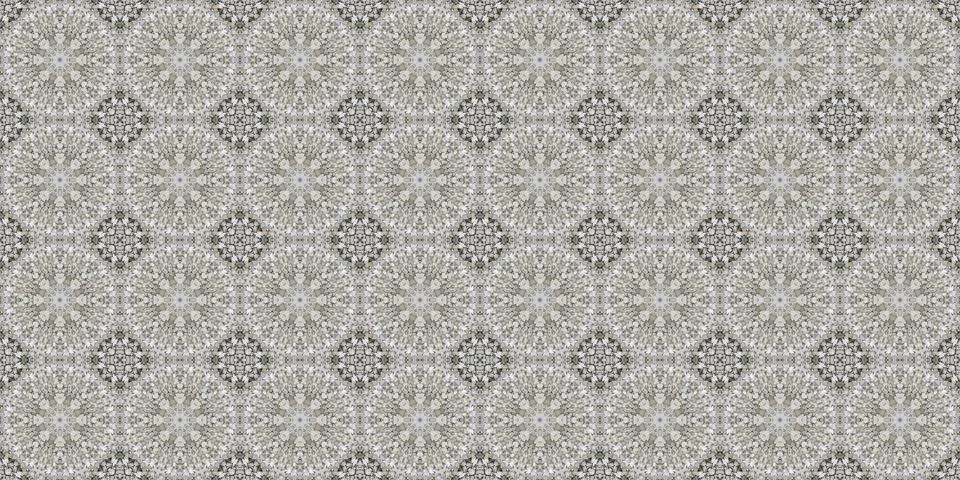 Seamless patterns. Texture of a geometric repeating pattern. Kaleidoscopic .. Stock Illustration