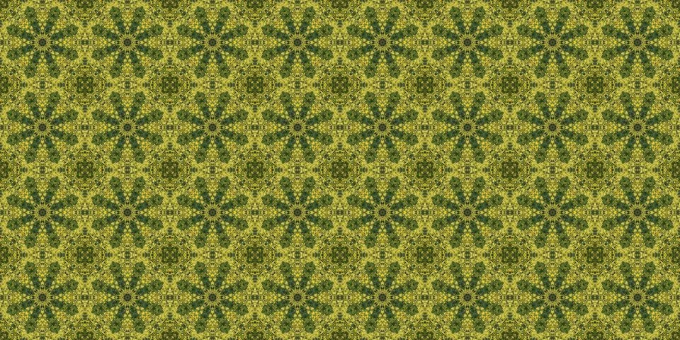 Seamless patterns. Texture of a geometric repeating pattern. Kaleidoscopic .. Stock Illustration