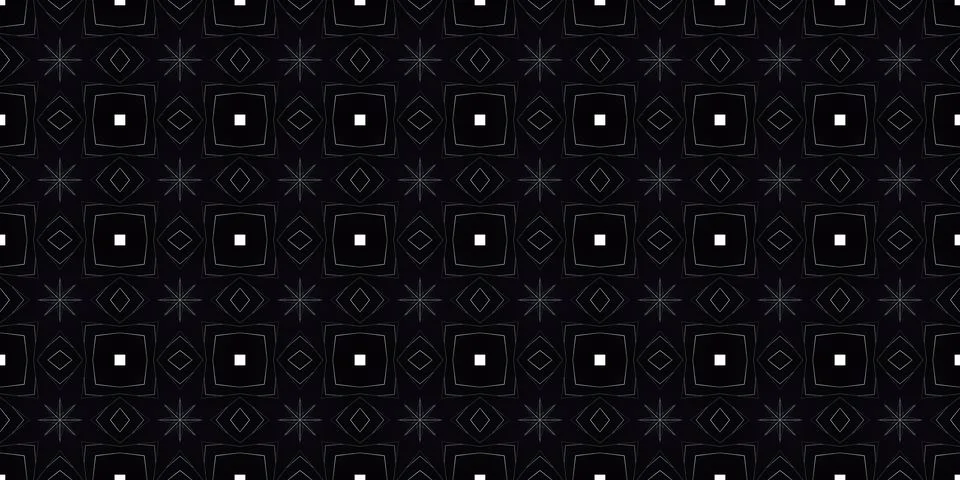 Seamless patterns. Texture of a geometric repeating pattern. Kaleidoscopic .. Stock Illustration