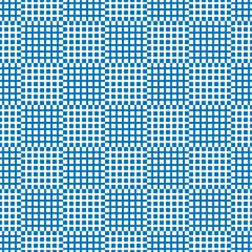 Seamless patterns of white and blue squares. Modern colors. Stock Illustration