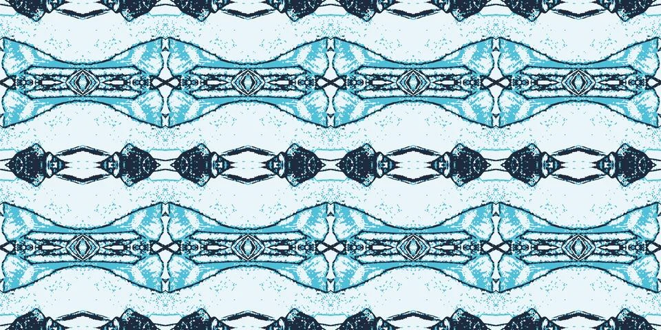 Seamless patterns,and batik patterns are designed for use in,carpet,Batik Stock Illustration