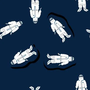 Seamless pattern.Watercolor drawing - clothes of doctors,protective medical s Stock Illustration