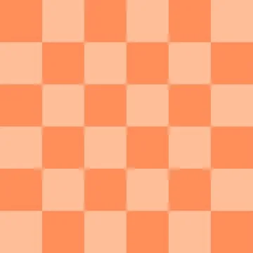 Seamless peach fuzz checkered grid pattern in Memphis style. Geometric vect.. Illustrazione stock