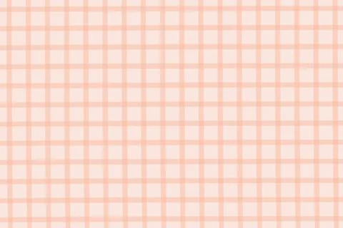 Seamless Peach Plaid Grid Pattern Vector Illustration. 스톡 일러스트