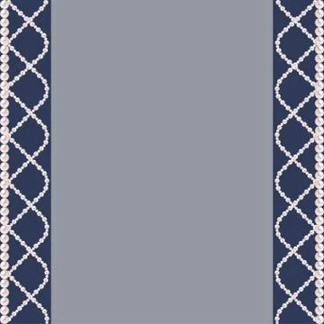 Seamless pearl background with vertical borders. Stock Illustration