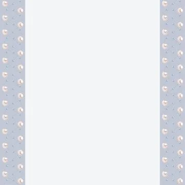 Seamless pearl background with vertical borders. Stock Illustration