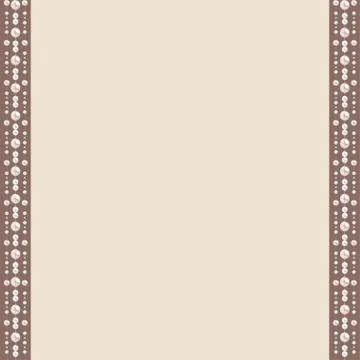 Seamless pearl background with vertical borders. Stock Illustration