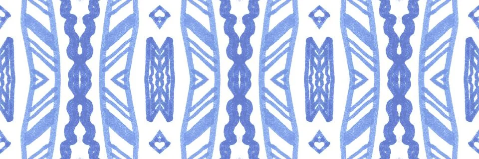 Seamless peruvian pattern. Hand drawn aztec illustration. Illustrazione stock