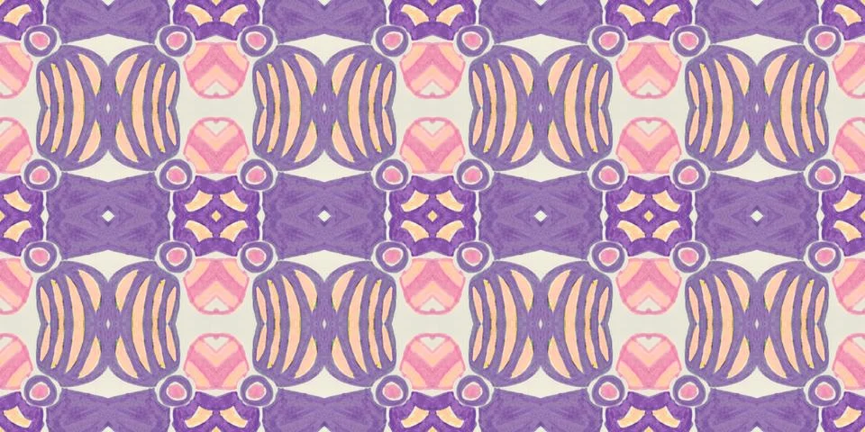 Seamless peruvian pattern. Hand drawn aztec illustration. 스톡 일러스트