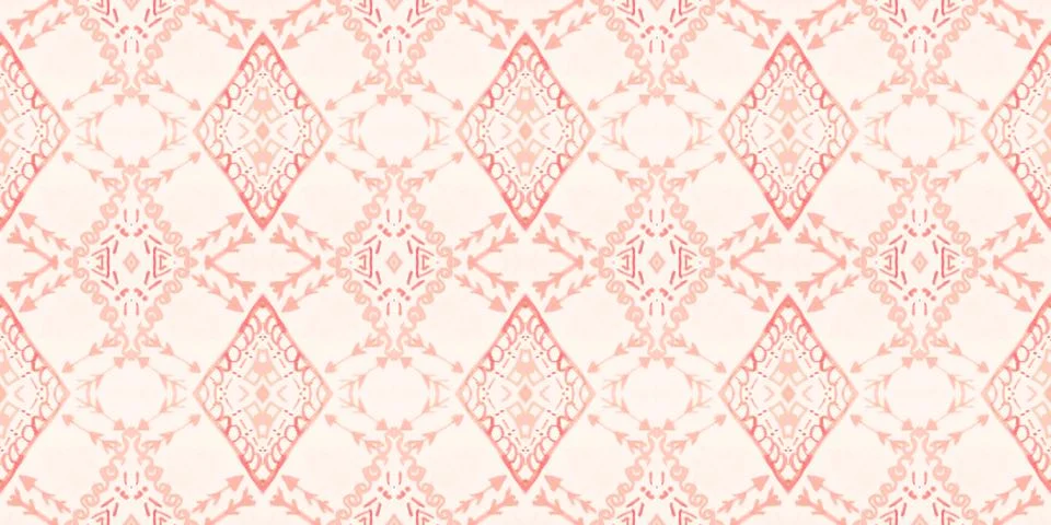 Seamless peruvian pattern. Hand drawn aztec illustration. Stock Illustration