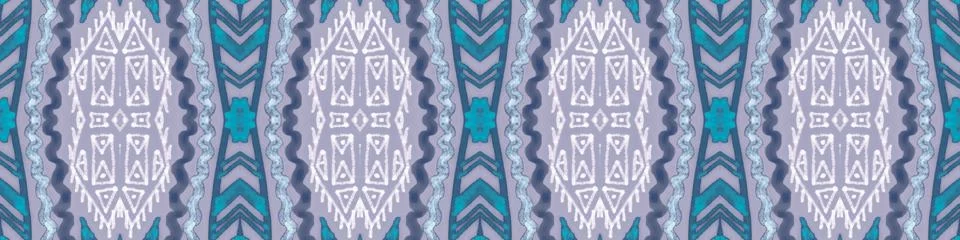 Seamless peruvian pattern. Hand drawn aztec illustration. Stock-Illustration