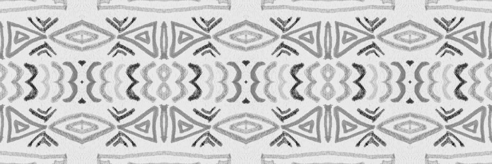 Seamless peruvian pattern. Hand drawn aztec illustration. Illustrazione stock