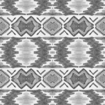 Seamless peruvian pattern. Hand drawn aztec illustration. Illustrazione stock