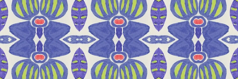 Seamless peruvian pattern. Hand drawn aztec illustration. Stock Illustration