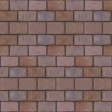 Seamless photo pattern of flat pink brick wall. Suitable for town design or g Stock Photos