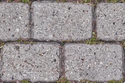 Seamless photo pattern of horizontal stone road laying. May using for middle Stock Photos
