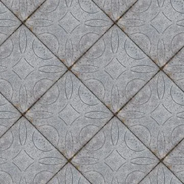 Seamless photo texture of pavement tile from natural stone Stock Photos