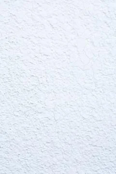 Seamless picture of white bumpy painted wall Stock Photos
