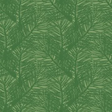 Seamless pine branches Stock-Illustration