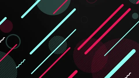 Seamless pink and blue shape animation. Stock Footage 237210728