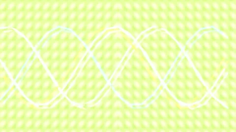 Seamless pink and white abstract sine wave pattern background for modern desi Stock Footage 337658068