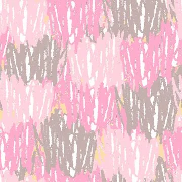 Seamless pink camouflage from line pattern background , greeting card or fabr Stock Illustration
