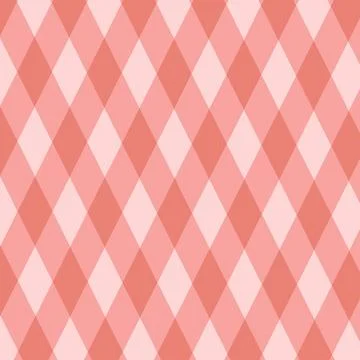 Seamless Pink Diamond Pattern Elegant Geometric Design Stock Illustration