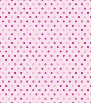 Seamless Pink Dot Pattern Background EPS Vector Stock Illustration