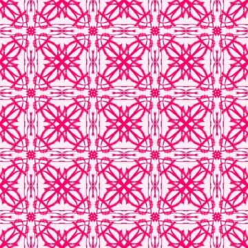 Seamless pink fuchsia ikat pattern background Stock-Illustration