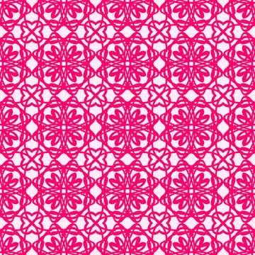 Seamless pink geometric pattern イラスト素材