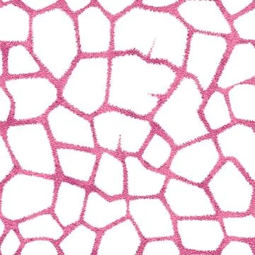 Seamless pink giraffe skin pattern. Glamorous giraffe skin print Illustrazione stock