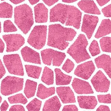 Seamless pink giraffe skin pattern. Glamorous giraffe skin print Stock Illustration