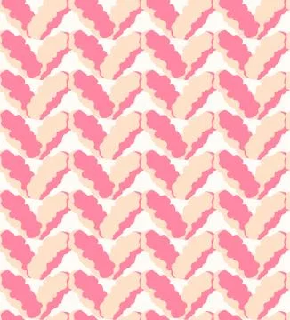 Seamless pink marl downy pattern, knitting texture Stock Illustration