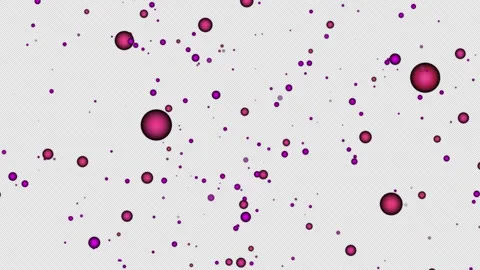 Seamless Pink Particle Background with Floating Bubbles Loop Animation Stock Footage 330121413